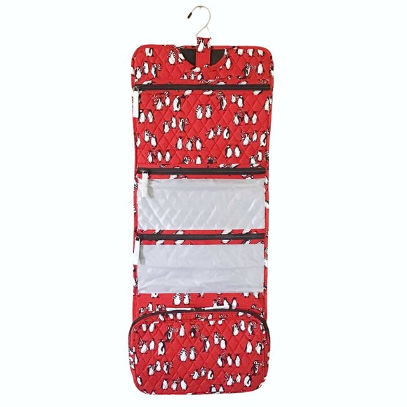 Vera Bradley Hanging Organizer Makeup Bag Penguins - Picture 3 of 9